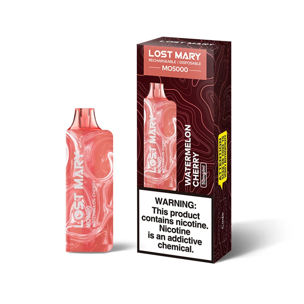 Alternative view of Watermelon Cherry Lost Mary MO5000 disposable vape device