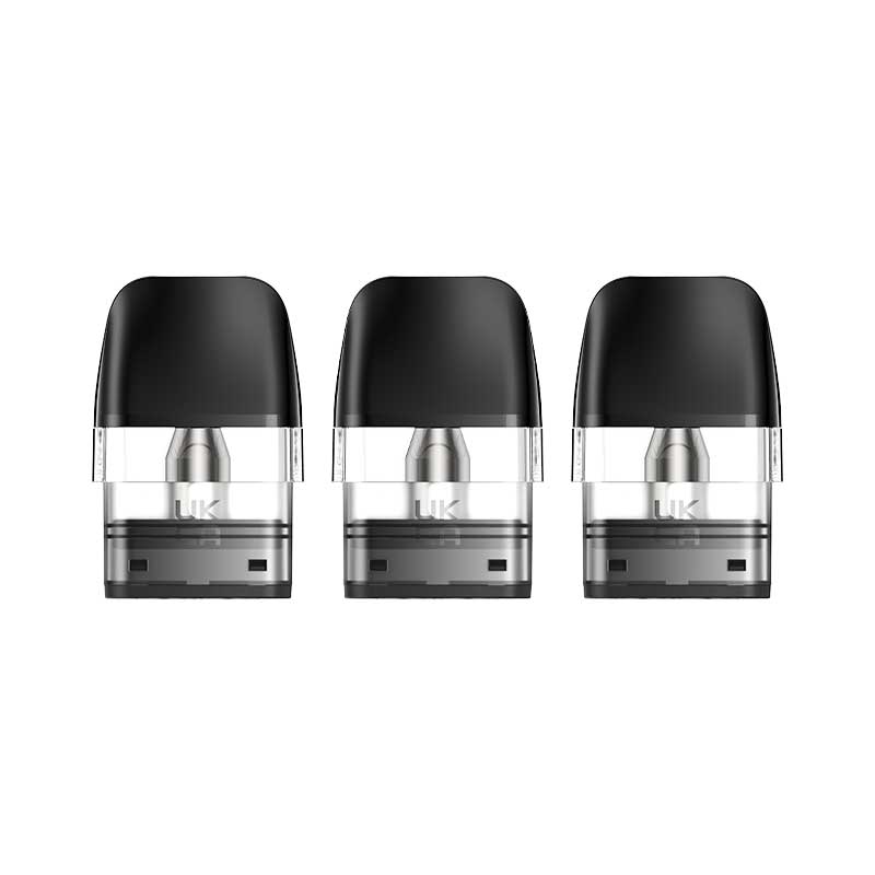 Geekvape Q Replacement Pod - 3 Pack - for GeekVape Wenax Q Vape Kit, GeekVape Sonder Q Vape Kit - Smooth MTL Vaping, Top Filling, TPD Compliant Ecig,