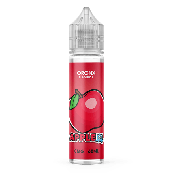 Apple Ice by ORGNX eLiquids is the iced variant of their carefully balanced apple flavor, capturing the essence of freshly juiced apples,Apple Ice by ORGNX E-Liquids - A serious apple candy flavor with overwhelming pleasantness and matched with the fulfillment of ice mint.