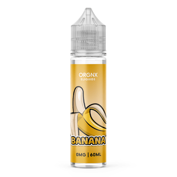 Discover Banana by ORGNX E-Liquid, a delectable eJuice capturing the aroma of ripened bananas blended and bottled into a wonderful vaping elixir.Orgnx E-Liquid has taken flavors of ripe banana's and blended them into a delightful vaping sensation! This fruit flavored e-liquid is an amazing all day vape!
