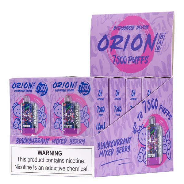Alternative view of Blackcurrant Mixed Berries Orion Bar 7500 Original Wholesale
