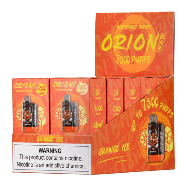 Alternative view of Lost vape Orange Ice Orion Bar 7500 Puff Disposable Vape