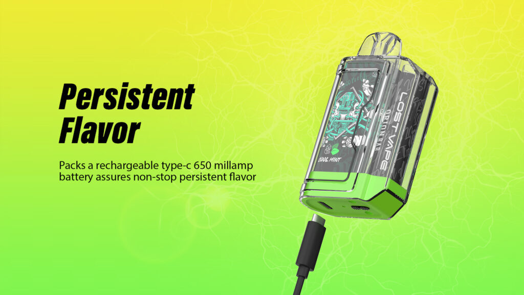 With an amazing 18ml of e-juice, the Orion Bar 7500 carries the largest quantity of e-juice we've ever seen in a rechargeable disposable vape!