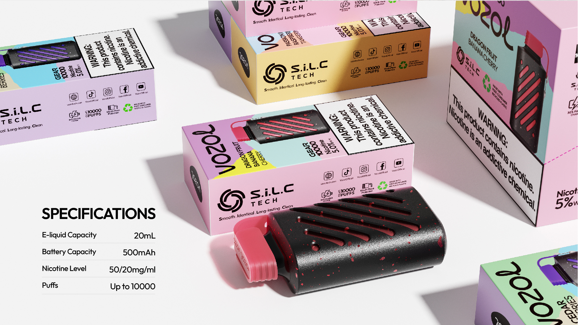 Vozol Gear 10000 Puffs Disposable Pod Kit VOZOL Gear 10000 20mg Cedar Berries | A very large selection of e-liquid, e-cigarettes and e-pipes throughout Switzerland | Cards accepted!