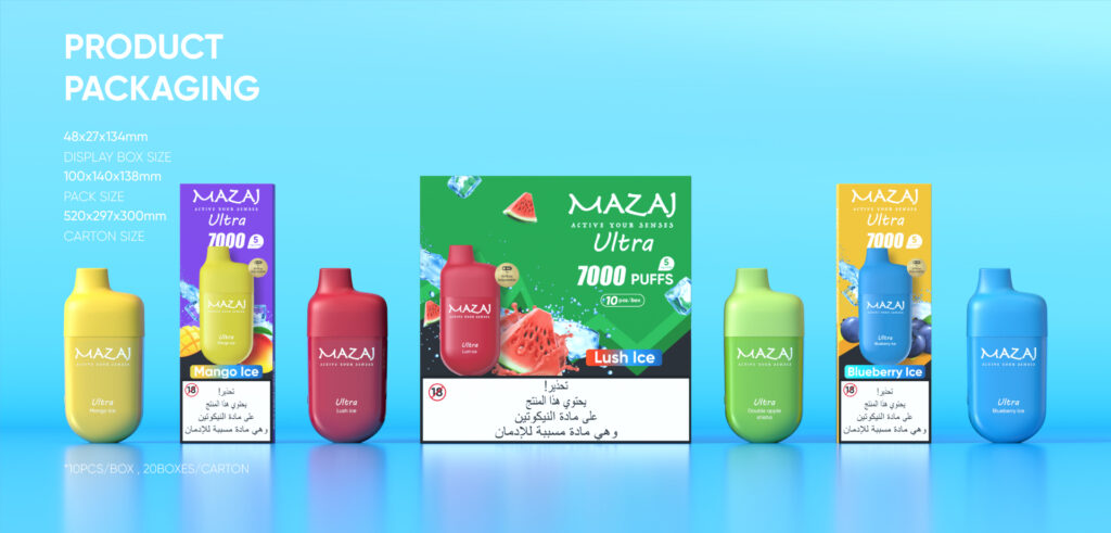 مزاج الترا 7000 سحبة 50 نيكوتين - Mazaj ultra 7000 puff 50 mg ... مزاج mazaj مزاج الترا 7000 سحبة 50 نيكوتين - Mazaj ultra 7000 puff 50 mg · الكمية: · النكهة: · السعر. ٩٠ ر.س