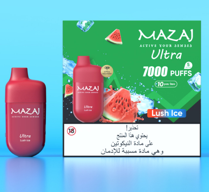 مزاج الترا 7000 سحبة 50 نيكوتين - Mazaj ultra 7000 puff 50 mg مزاج الترا 7000 سحبة 50 نيكوتين - Mazaj ultra 7000 puff 50 mg. ٩٠ ر.س. تم شراءه 4 مرات. الكمية. السعر. ٩٠ ر.س. Salman Vape. سلمان فيب لبيع مستلزمات الشيشة ...