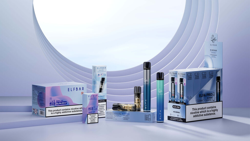The Elfa pod kit shares the same look, feel, and vaping experience as a disposable unit. Instead of replacing the entire device when the pod reaches 