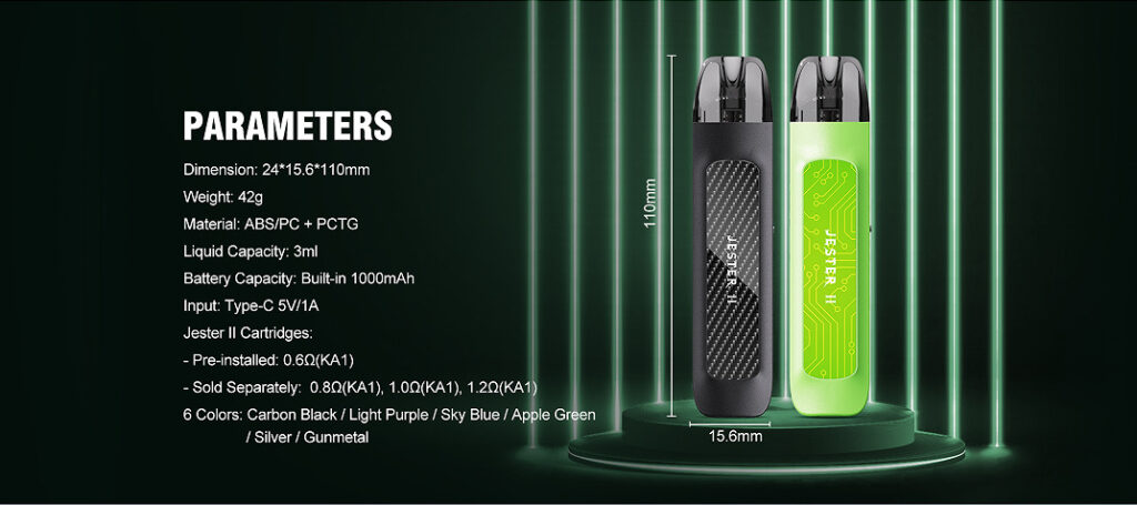 Bestellen Sie Vapefly Jester II 2 Pod Cartridge in unserem Vape Shop, günstige Lieferkonditionen, eine große Produktauswahl und tolle Preise für