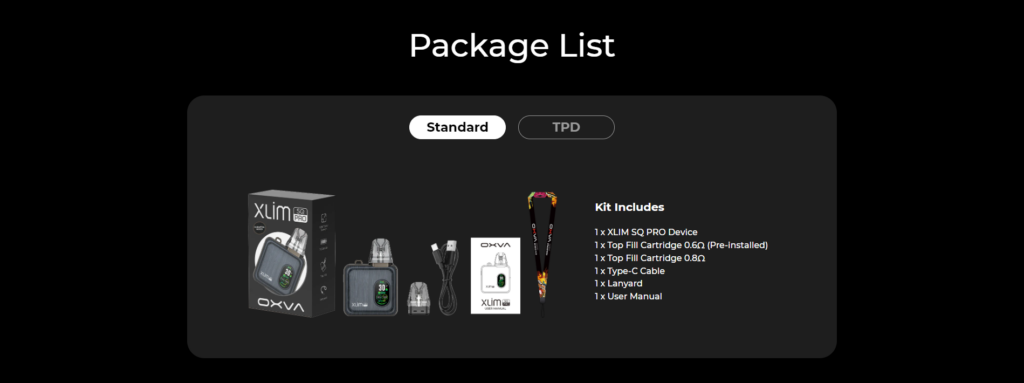 Anderenfalls kannst Du das Xlim SQ Pod Kit mit dem beiliegenden Lanyard auch bequem um den Hals tragen. ... © PRO STEAMER 2012 - 2021. * Alle Preise inkl.