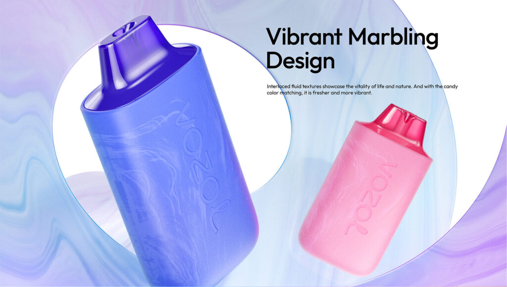 Vozol Star 6000 V2 Blackberry Passion Fruit Milk, çarkıfelek meyvesi, böğürtlen ve sütle çırpılmış kokteyl tadıyla 6000 puff çekim RDL içim sunan şarjlı