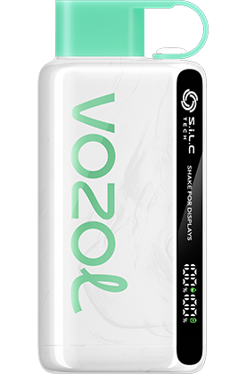 Vozol Mexica Mango Ice Star 9000/12000 Puff, Meksika mangosu ve buz tadıyla maksimum 12000 puff RDL çekimle içim sunan dijital ekranlı tek kullanımlık