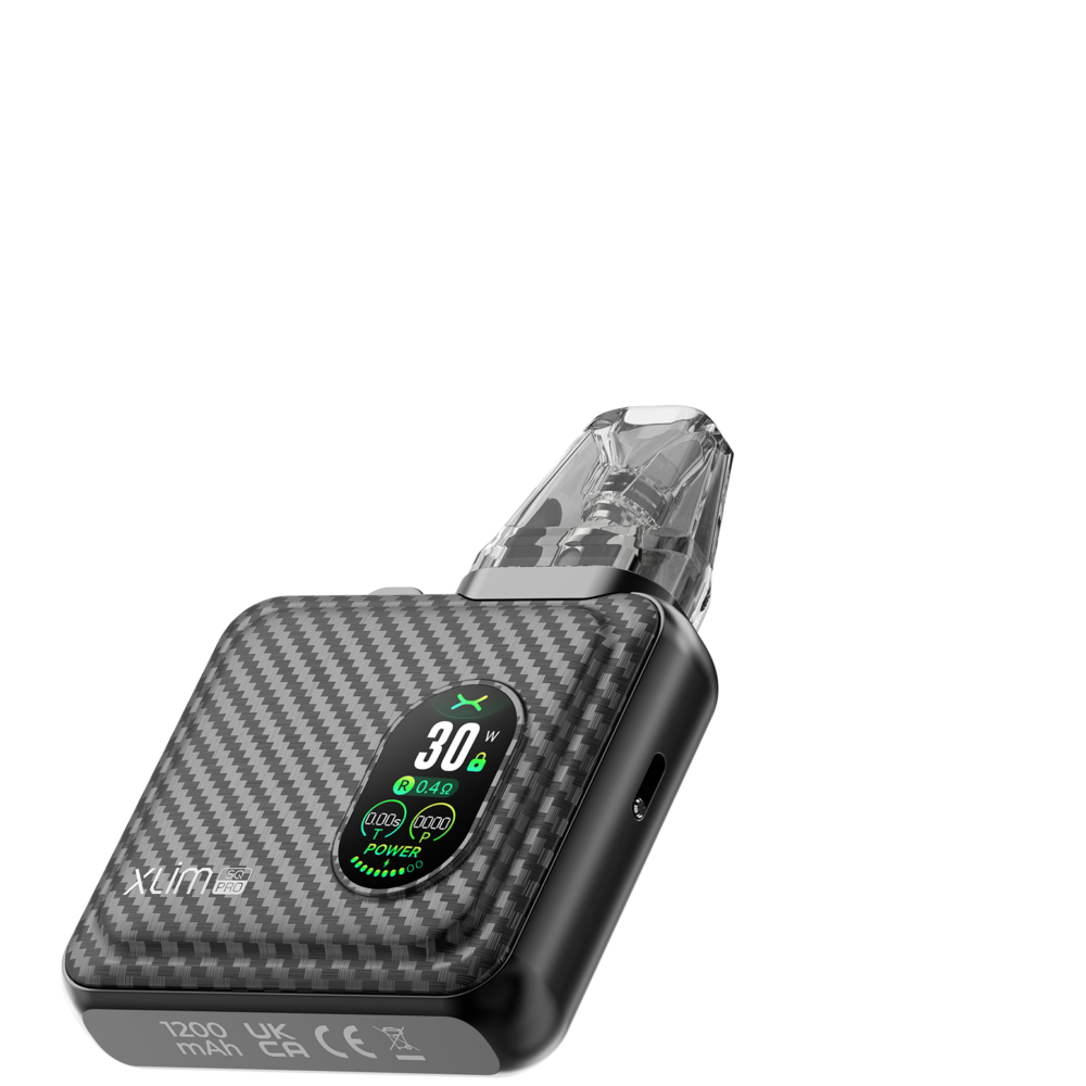 OXVA XLIM SQ Pro Kit 1200mAh is OXVA XLIM SQ takes a step into the PRO generation with an updated exterior design, increased power