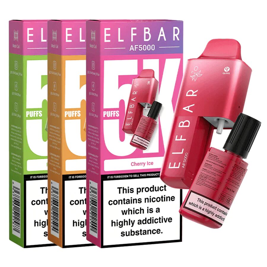 Elf Bar AF5000 Disposable Vape Official Factory - Image 7