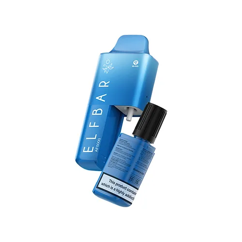 Equipped with an integrated pod preloaded with 2ml of premium 20mg e-liquid, paired with a refillable 10ml bottle, the ELFBar AF5000 ensures uninterrupted