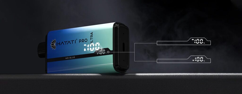 Hayati Miniature 600 Pod Kit comes with a precharged battery of 650mAh and offers up to 600 delectable puffs. You can personalise your vaping experience