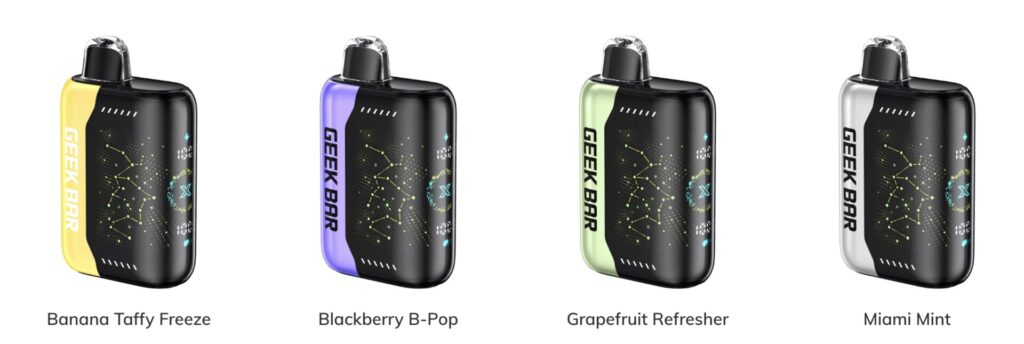 The fan favorite Geek Bar has finally released the new Pulse X, with an impressive 25,000 puffs, making it one of the longest lasting disposable vapes