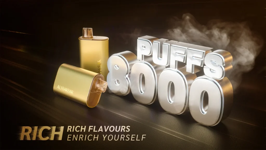 Elevate your vaping with ALIBARBAR VAPE - your trusted source for premium Disposable Vape and Tobacco ... The taste of luxury awaits. alibarbar rich 8000 puffs 