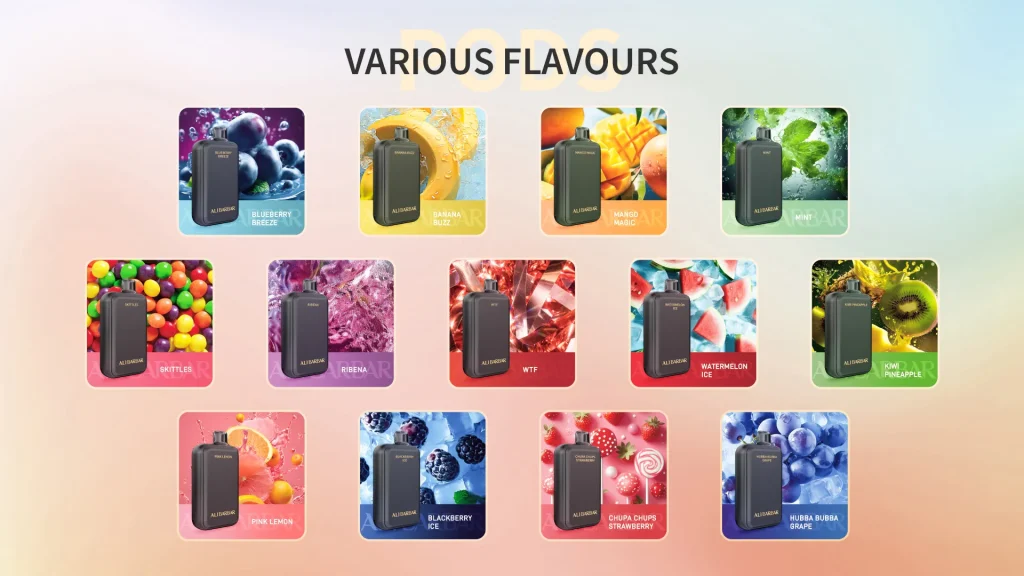 Alibarbar upload pod Disposable device Online Store available in Australia. Our Product Alibarbar upload pod available in 15 flavours, Alibarbar Upload pod